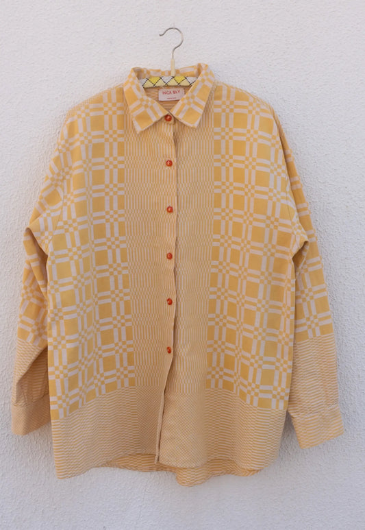 GOLDEN MULTI CHECK LONG SLEEVE SHIRT